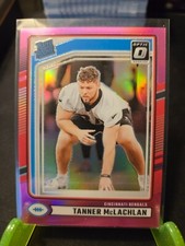 2024 Panini Donruss Tanner McLachlan Rated Rookie Optic Preview Pink Bengals