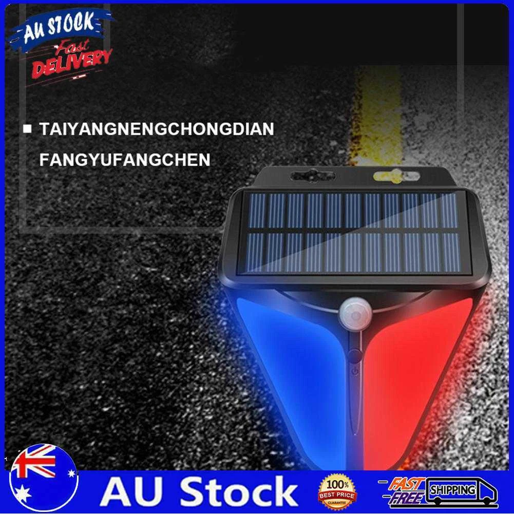 Solar powered motion activated strobe light discount