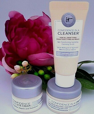 It Cosmetics Confidence In a Cream+ IT Cleanser +IT Eye Cream BRAND NEW! AMAZING