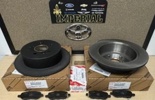 2009-2015 TOYOTA VENZA GENUINE OEM NEW REAR BRAKE ROTORS TCMC PAD KIT