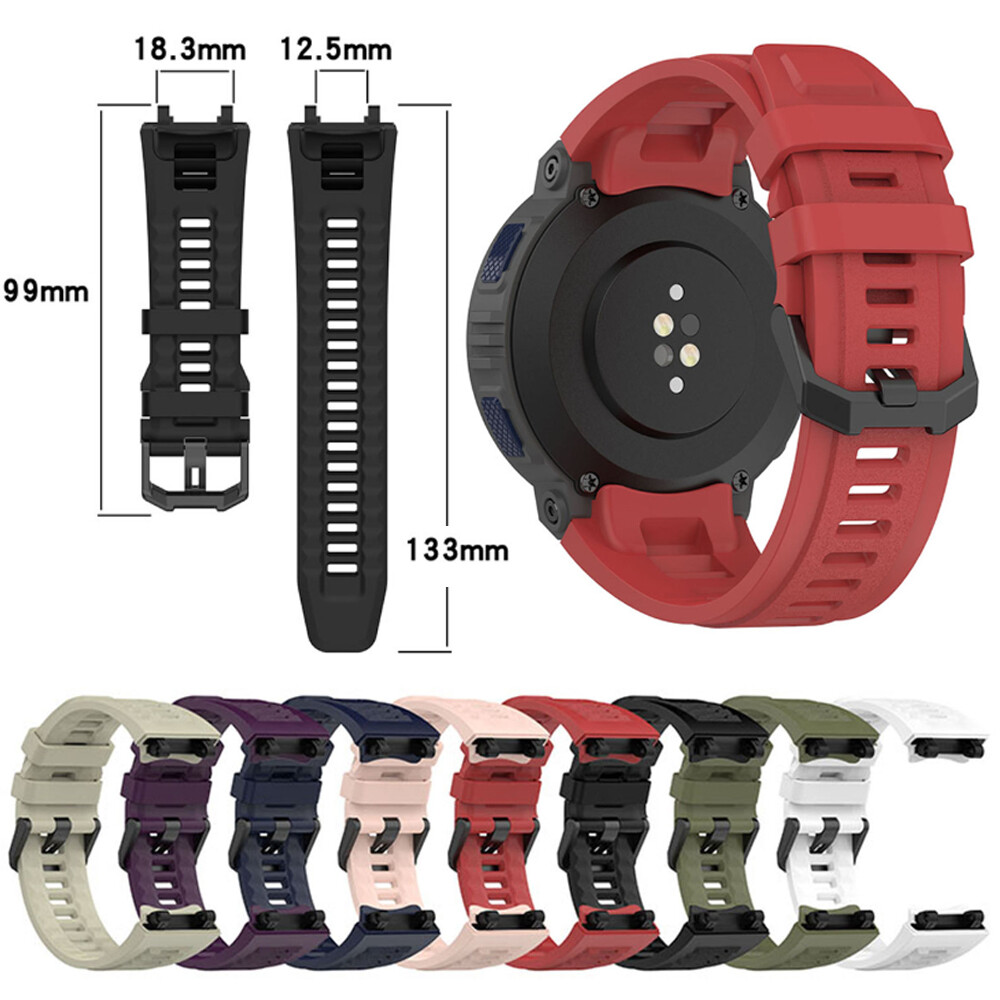 Replacement Strap for Amazfit Active Edge（A2212）Silicone Watch Band  Wristband