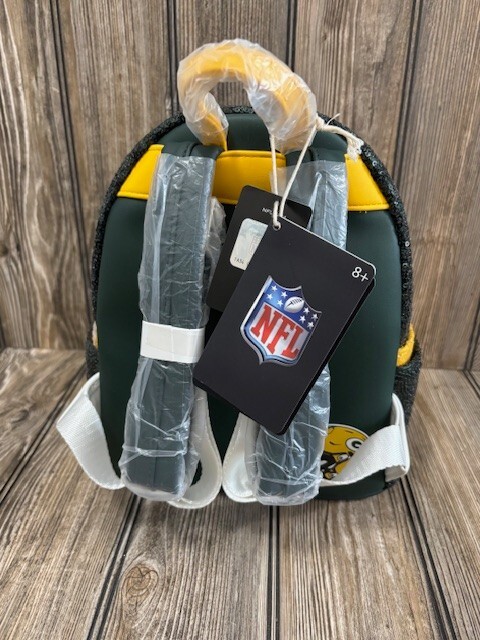 Loungefly NFL Green Bay Packers Sequins Mini Backpack and