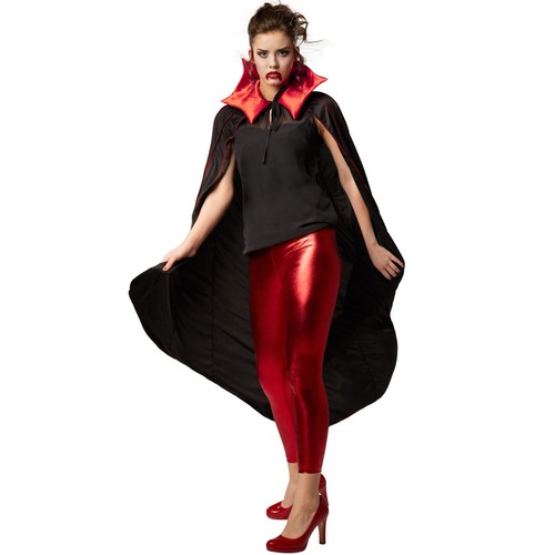Mantello da Vampiro con Colletto a Punte Vestito Costume Halloween  Carnevale nu | eBay