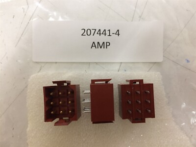 207441-4 AMP CONN HEADER VERT 9POS 5MM 2 PIECES