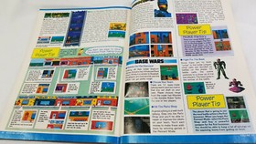 Nintendo Power Magazine Vol. #23 Poster Power Blade SNES NES Sim City