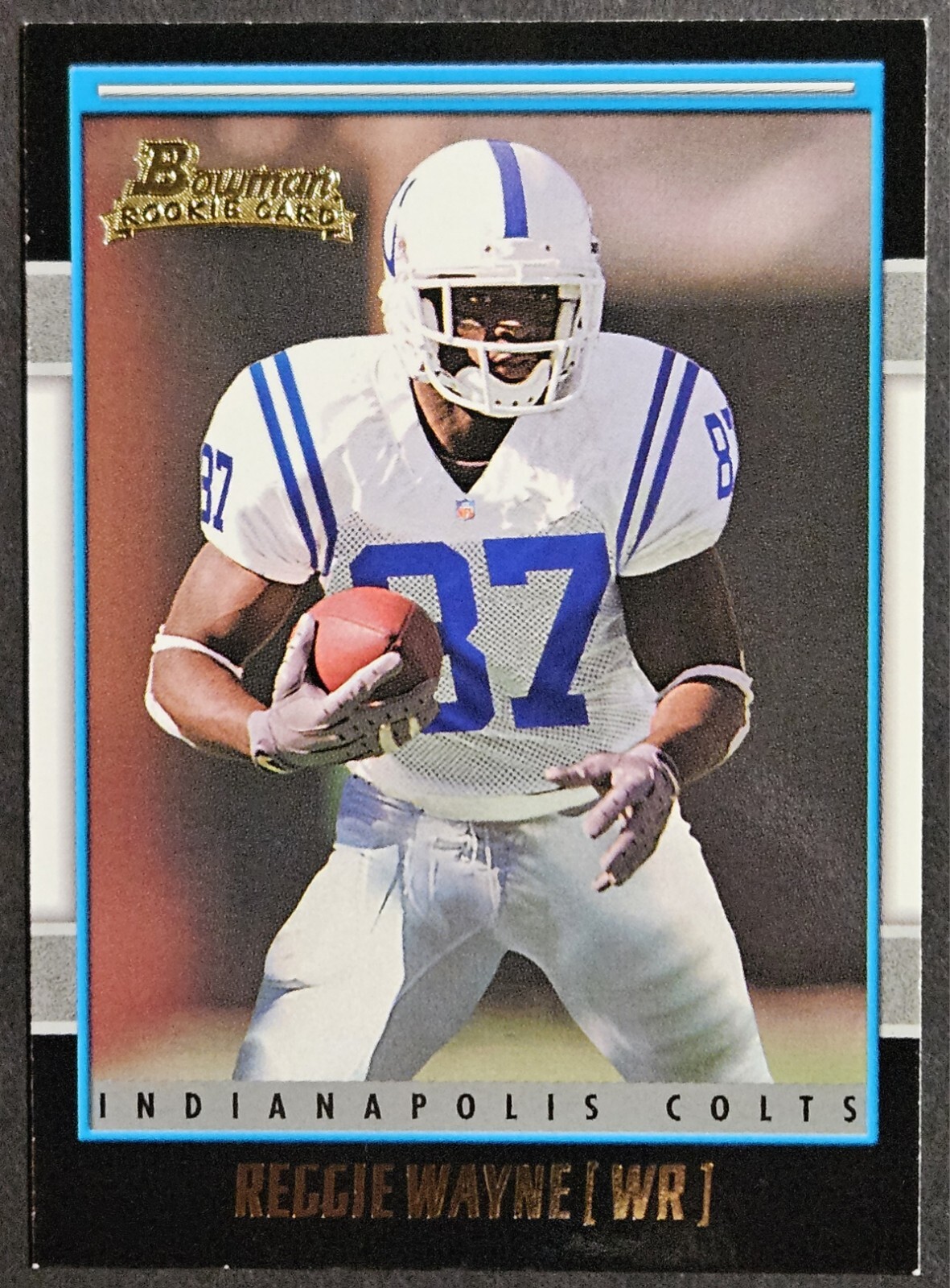 2001 Bowman Gold #209 Reggie Wayne Rookie RC Indianapolis Colts