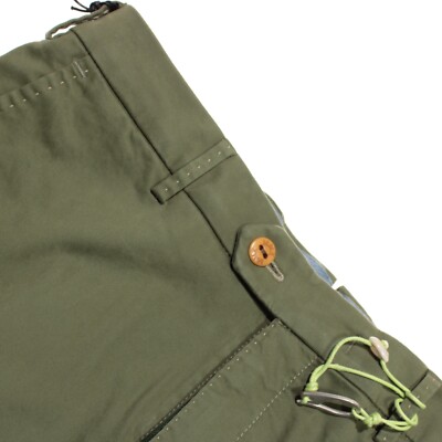 Meyer MMX NWT Slim Chinos / Casual Pants Size 32 US Lupus In Green Cotton Blend