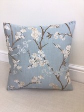 16”x 16” Cushion Cover, John Lewis Blossom Weave Fabric, Duck Egg