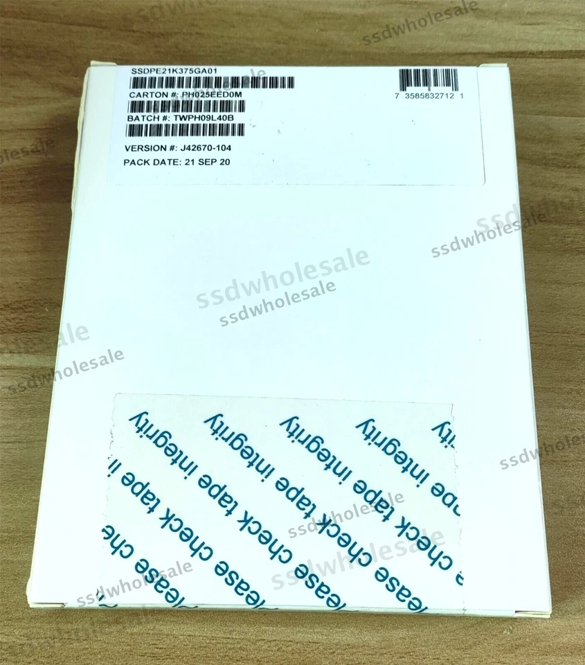 New Intel Optane P4800x 375GB 2.5'' U.2 SERIES NVME PCIE SSDPE21K375GA01 SSD - Image 4 of 4