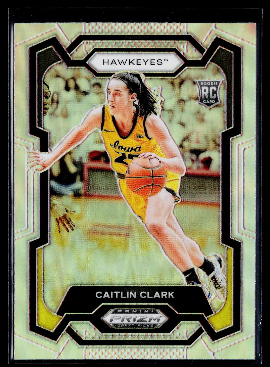 2024 Panini Prizm Draft Picks #57 Caitlin Clark Prizms Silver