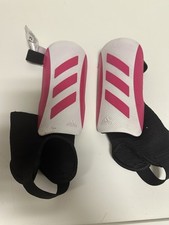 Adidas Jr. Kids Trio Match Pink and White Shin Guards medium