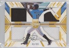 2019 Panini Elite Extra Edition Triple Silhouettes Gold 43/99 Victor Mesa Jr 2g8