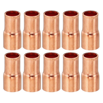 #ad 10Pcs 5 16quot; to 1 4quot; ID Reducer 99.9% Pure Copper Coupling Pressure Fitting $16.08