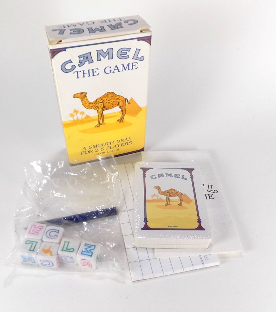 Camel The Game Card Dice Vintage 1992 Cigarettes Unused | eBay