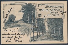 DOA AK Johannes-Strasse Daressalam 1910 nach Rheine (S28132)
