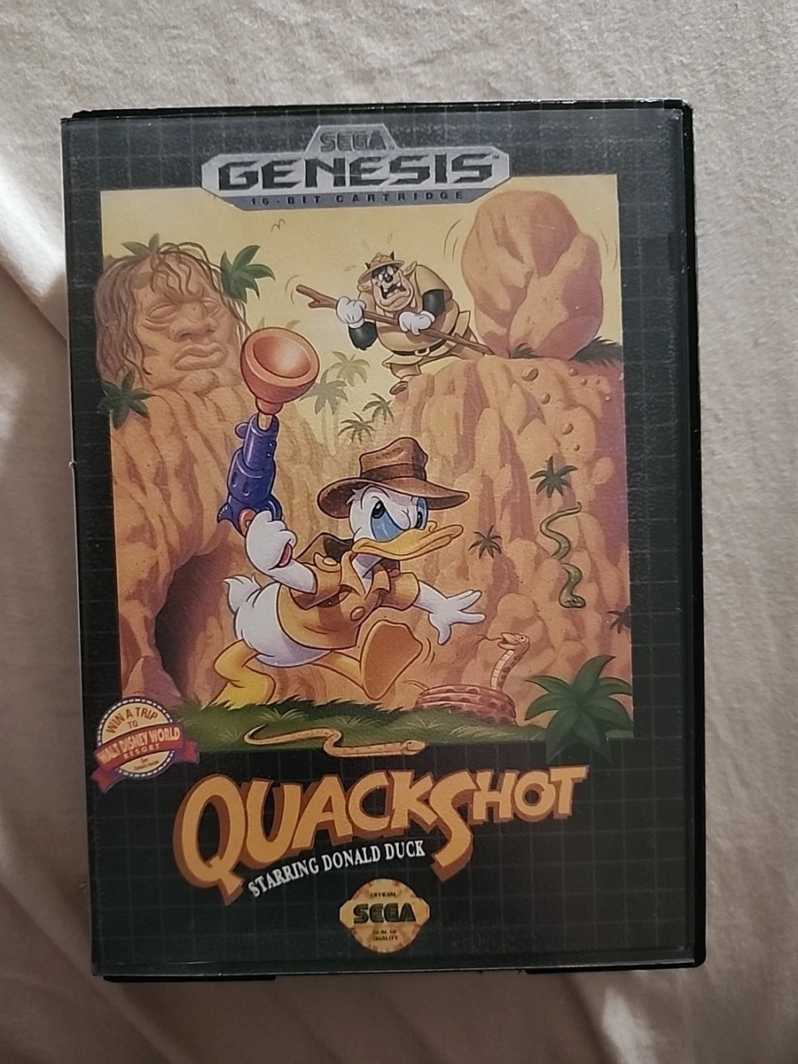 Jeu QuackShot Avec Donald Duck - Version Japonaise (NTSC-J) Pour Sega Megadrive (1991)