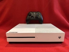Microsoft Xbox One S 1TB Disc Console System Bundle W Wireless Controller +Cords