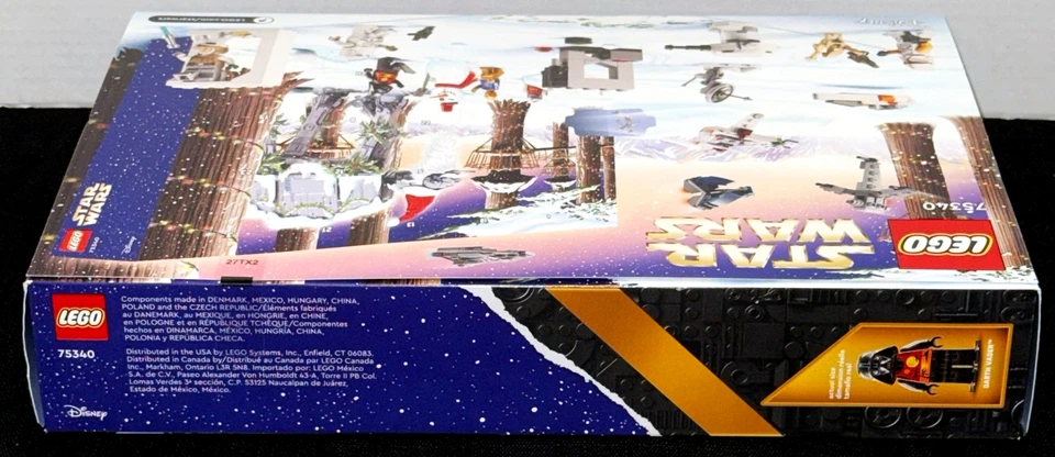 BRAND NEW! LEGO STAR WARS 75340 ADVENT CALENDAR / CHRISTMAS / DARTH VADER - Image 3 of 4
