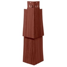 CertainTeed Cedar Impressions Double 9 Inch Staggered Rough Split Mitered Cor...