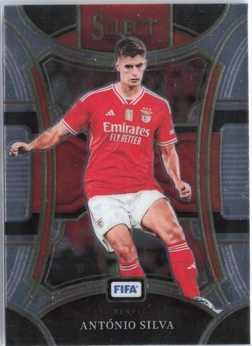 David Silva Auto 24-25 Panini Select FIFA Soccer Blue Pulsar