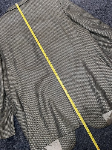 Jack Victor 42R SILK WOOL Hopsack tweed Multicolored Sport Coat Jacket Blazer - Picture 14 of 19