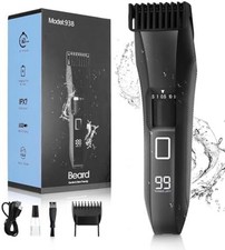 Beard Trimmer for Men Adjustable: Professional Cordless Trimmer with 20-Length D