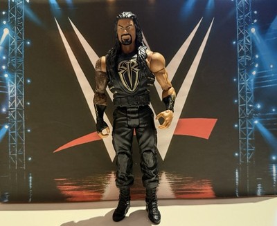 WWE Roman Reigns Basic Actionfigur   WM 32 Fan Axxess Exclusive RAR Mattel OTC