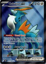 COBALION EX 103/086 ULTRA RARE CHAOS RISING POKEMON HOLO NM/M
