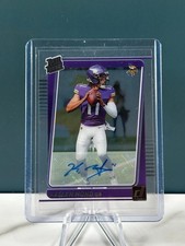2021 Clearly Donruss Kellen Mond Rated Rookie Auto RC Vikings #57