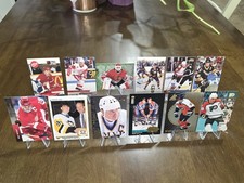 NHL Lot of 12 Incl RC, Parallels, Inserts W/Gretzky-Lindros-Fedorov-Yzerman READ