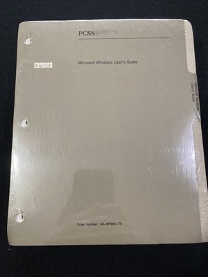 Digital Equipment Corp, PCSA Microsoft Windows User Guide New Sealed