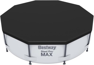 Bestway Flowclear PVC-Abdeckplane Ø 305 cm, für runde Steel Pro, Steel Pro MAX