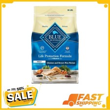 Blue Buffalo Life Protection Formula Adult Dry Dog Food, Chicken Brown Rice,30lb