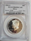 2003-S Kennedy Half Dollar Silver Proof PCGS PR69 DCAM Free Shipping