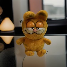 Fun Farm Garfield Orange Black Stuffed Animal 1981 Animation Cat Collectible