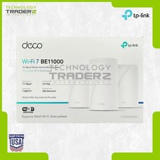 TP-Link Deco 7 Pro BE11000 Wi-Fi 7 Tri-Band Whole Home Mesh 3-Pack