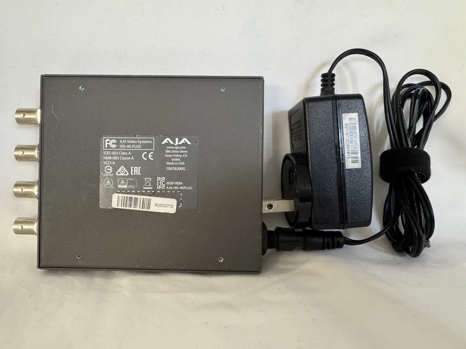 Convertidor AJA Hi5‐4K‐Plus SDI a HDMI 2.0 4K60 con fuente de alimentación probado funcionando Foto 4 de 4