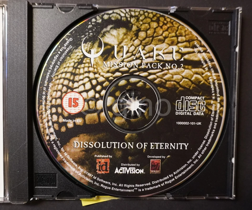 QUAKE MISSION PACK NO 2  Dissolution of eternity  (PC CD) - Bild 2 von 3