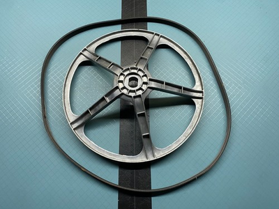 #ad #ad GE Washer Drive Pulley w Belt P# WH07X10022 WH08X10050 $39.95