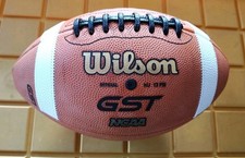 Wilson GST Official Size Synthetic Leather Game Football - NCAA   