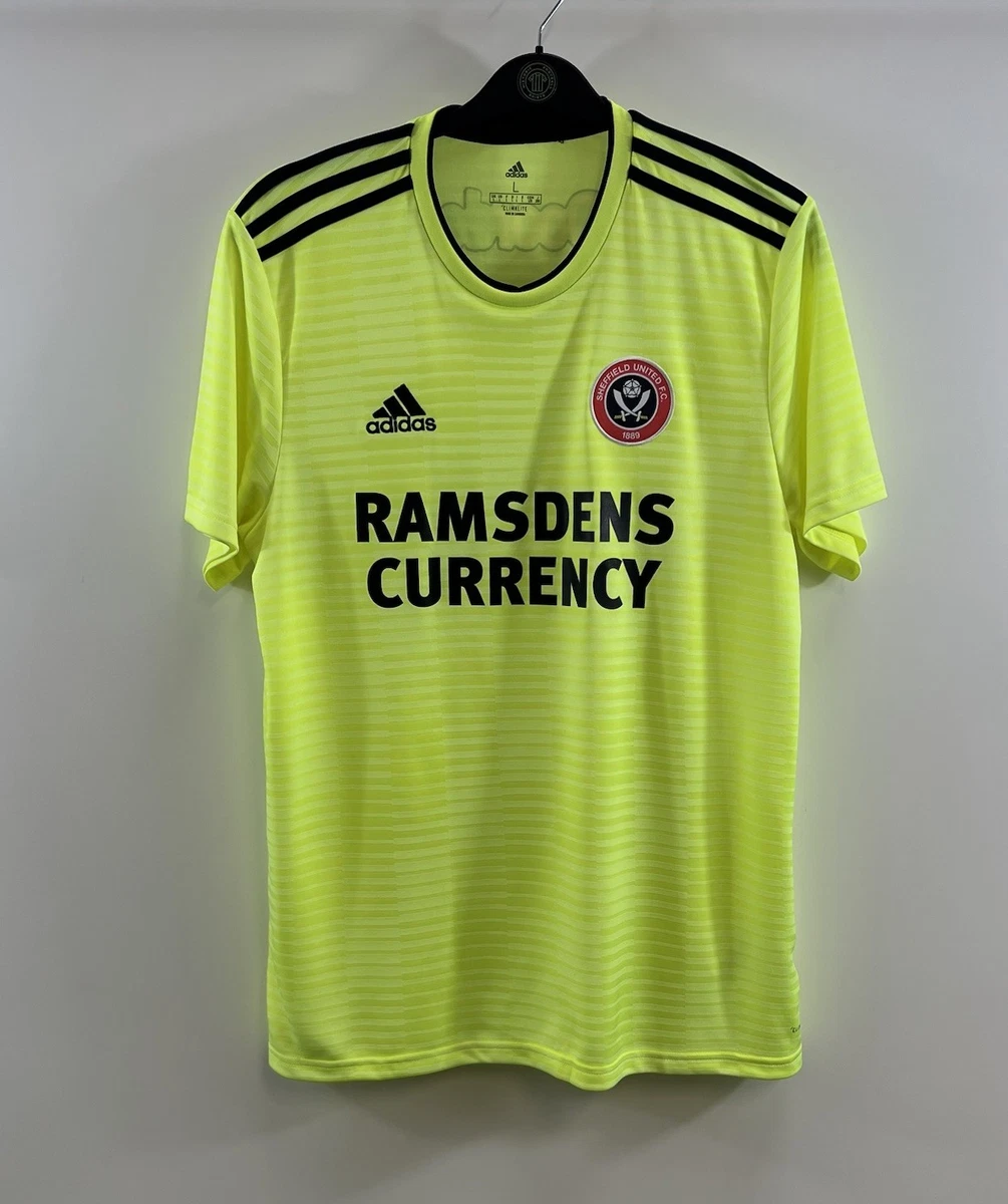 Maillot Sheffield United Away 1995-97 – Extérieur Jaune – Taille L Adulte – Avec D370