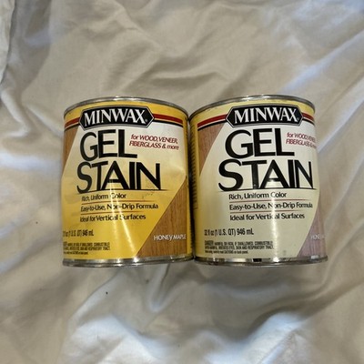 Minwax Wood Gel Stain Honey Maple 1 Quart Multi-Surface 32 fl oz NEW