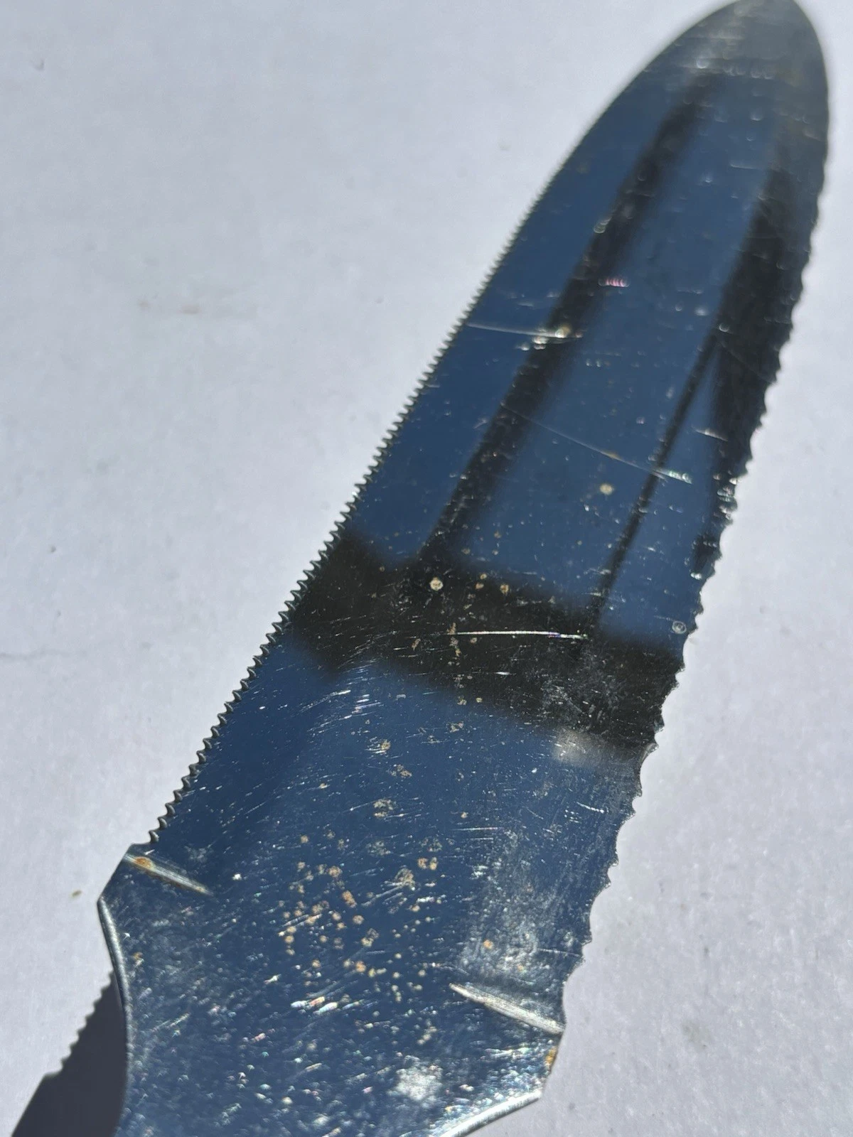 VTG Japan All Purpose Double Cut Serrated Stainless Steel Knife Utensil Chop