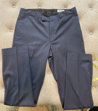 Kenneth Cole Reaction Techni-Cole Suit Separate Pants NWT 33x32 Blue