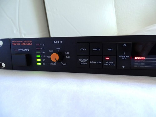 Roland SRV-2000 Classic Studio Reverb Hall Effektgerät Vintage 1985 - Picture 10 of 16