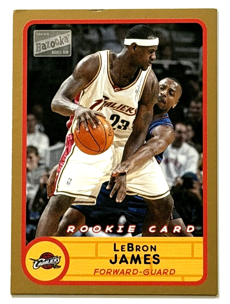 Topps LeBron James Basketball Rookie Sports Trading Cards for sale