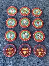 Rio Hotel & Casino LTD, 12 Days of Christmas $5 Poker Chip Set