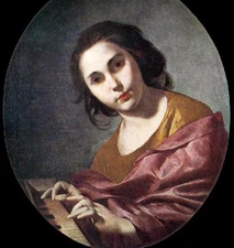 Wonderful art Oil painting Clavichord Player young man playing piano canvas