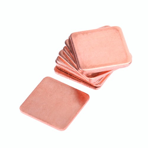 10 pcs 20mmx20mm 0.3mm Heatsink Copper Shim Thermal Pads for Laptop - Photo 11/11