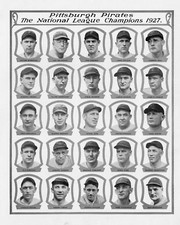1927 PITTSBURGH PIRATES 8X10 TEAM PHOTO BASEBALL PICTURE MLB NL CHAMPS